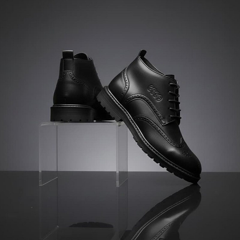 نیم بوت مردانه COCO مشکی مدلSalivan