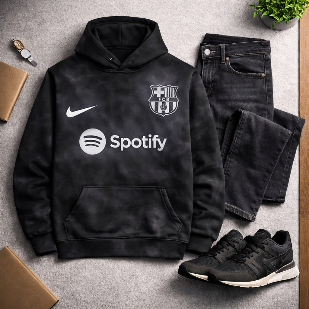 هودی مدل بارسلونا-مشکی